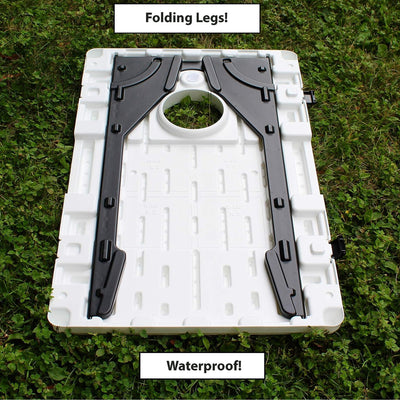 EZ Carry Portable All Weather Cornhole Set w/ Boards and Beanbags (Used) - VMInnovations
