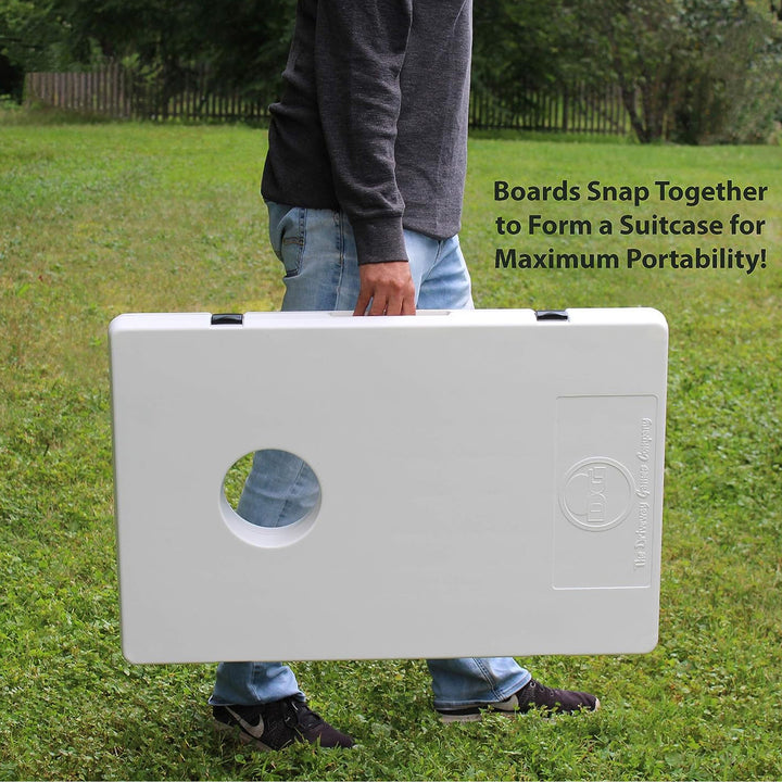 EZ Carry Portable All Weather Cornhole Set w/ Boards and Beanbags (For Parts) - VMInnovations