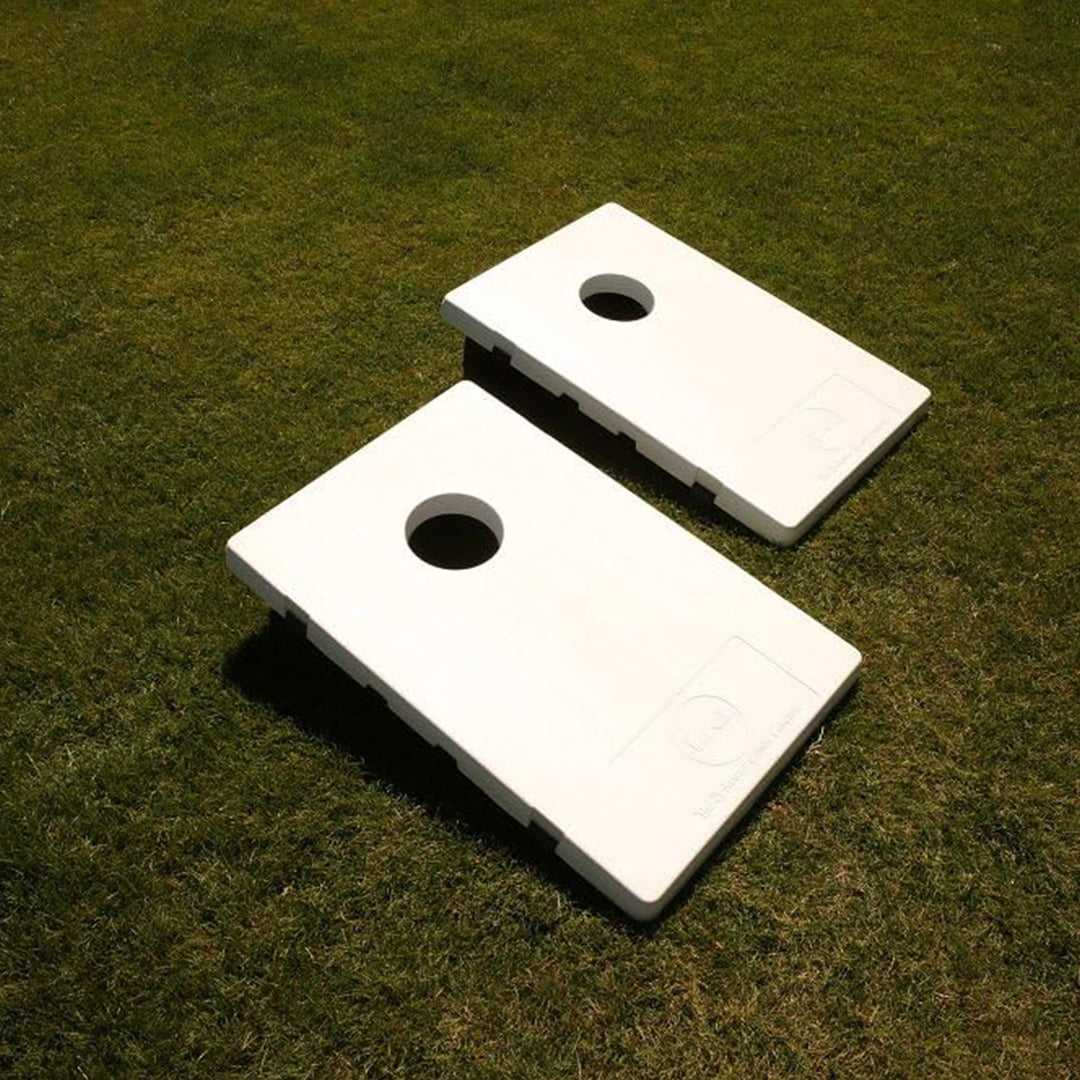 EZ Carry Portable All Weather Cornhole Set w/ Boards and Beanbags (For Parts)