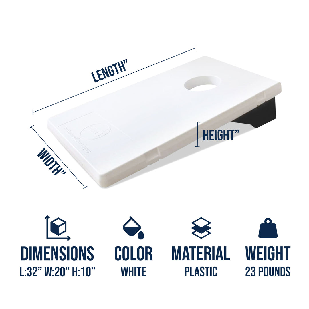 EZ Carry Portable All Weather Cornhole Set w/ Boards and Beanbags (For Parts) - VMInnovations