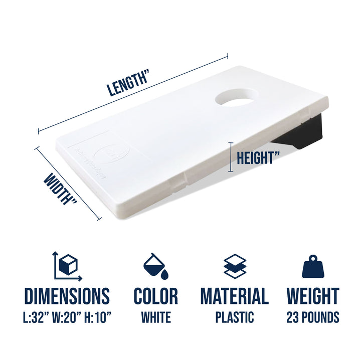EZ Carry Portable All Weather Cornhole Set w/ Boards and Beanbags (For Parts) - VMInnovations