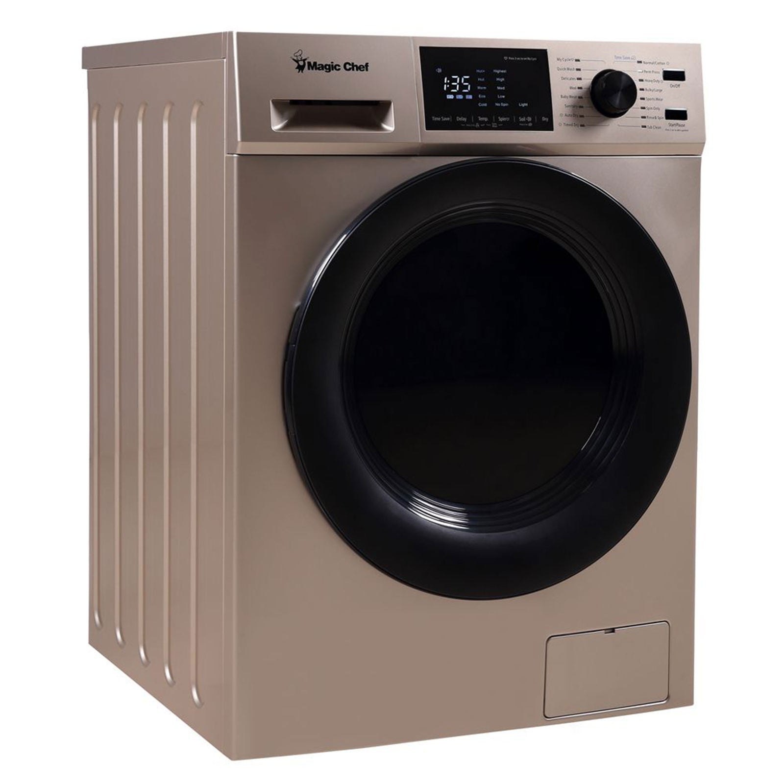 Magic Chef 24 Inch Standalone Front Load Combination Washer and Dryer (Open Box) - VMInnovations