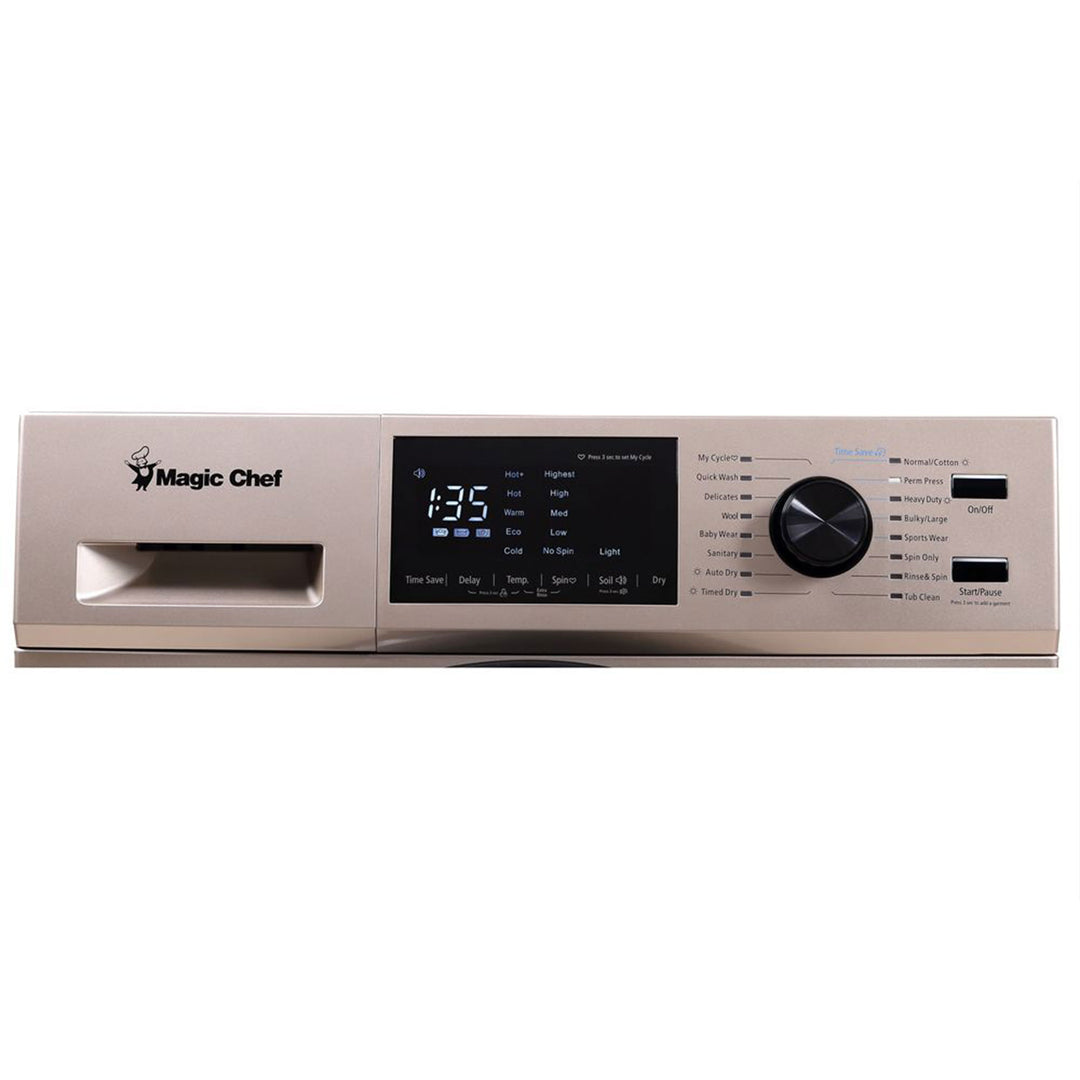 Magic Chef 24 Inch Standalone Front Load Combination Washer and Dryer (Open Box) - VMInnovations