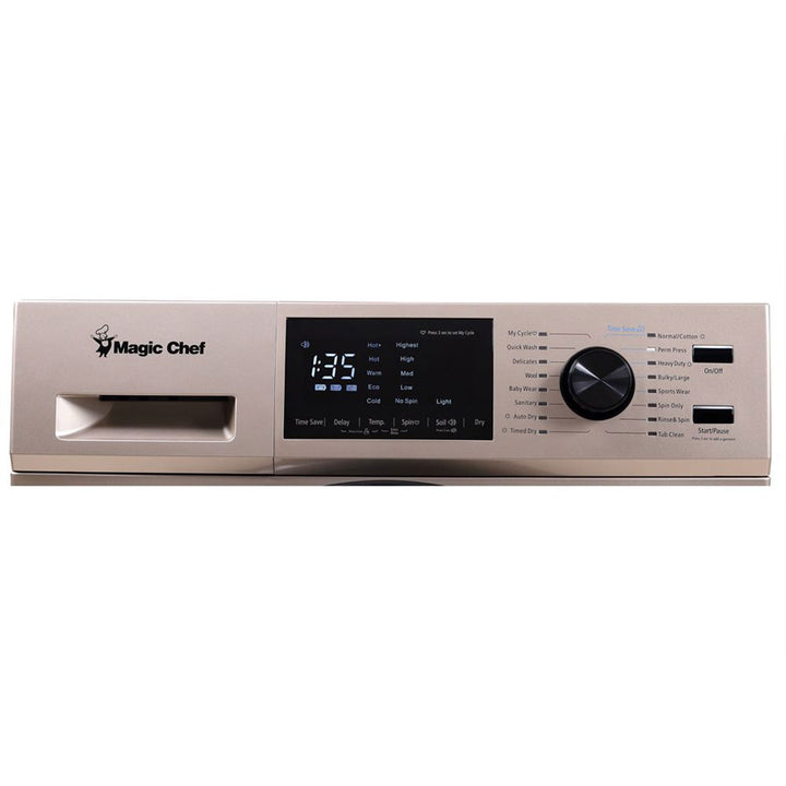 Magic Chef 24 Inch Standalone Front Load Combination Washer and Dryer (Open Box) - VMInnovations