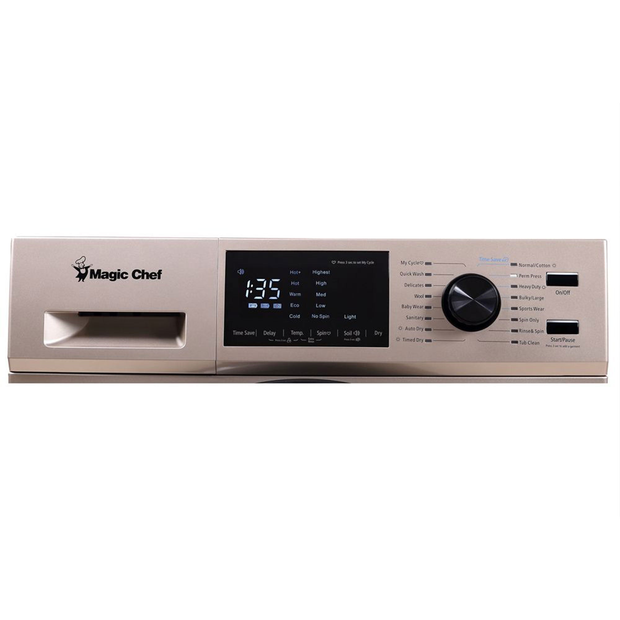 Magic Chef MCSCWD27G5 24 Inch Standalone Front Load Combination Washer and Dryer - VMInnovations