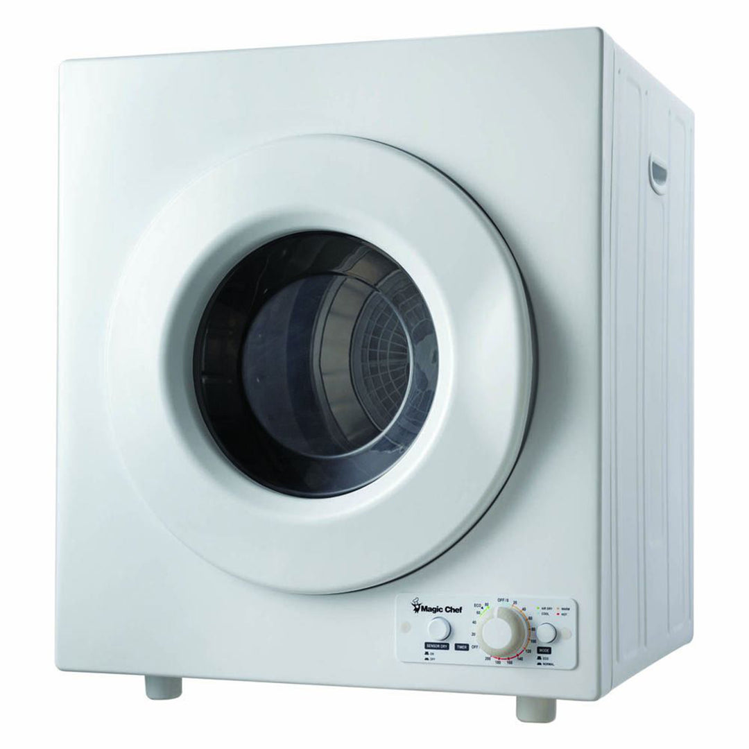 Magic Chef 3.5 Cubic Ft Compact  Clothes Dryer w/ Sensor & Timed Dry (Open Box)