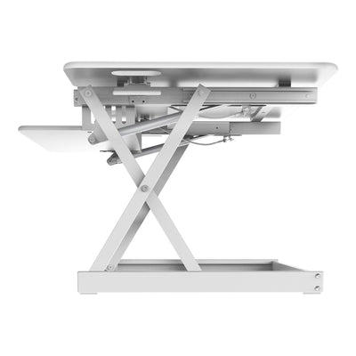 Rocelco 46 Inch Adjustable Standing Desk + 30 Inch Dual Monitor Charging Stand