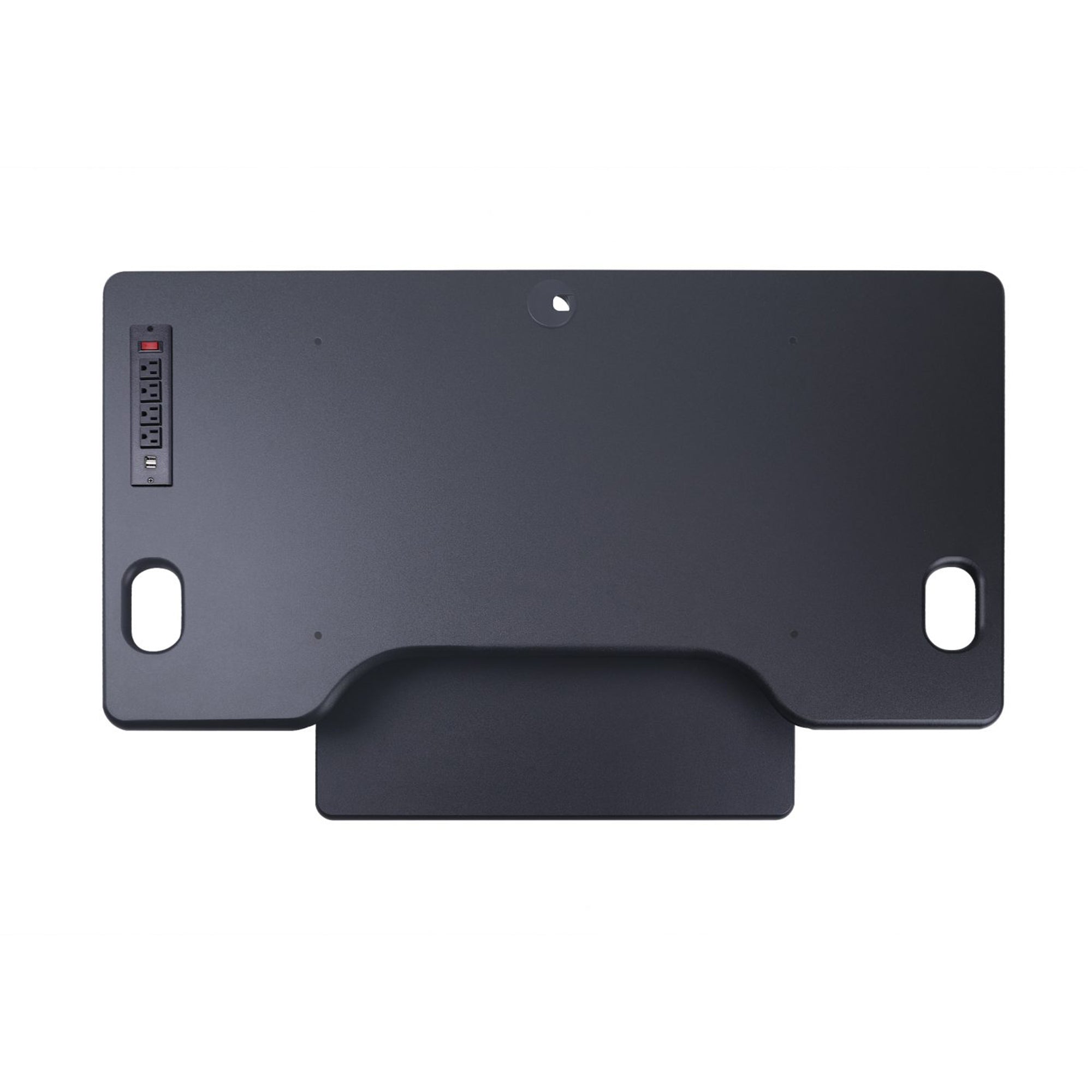 Rocelco 46 Inch Standing Desk Converter and Adjustable Triple Monitor Desk Mount - VMInnovations