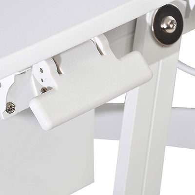Rocelco Standing Desk Converter 37.5 Inch Deluxe Adjustable Support Riser, White