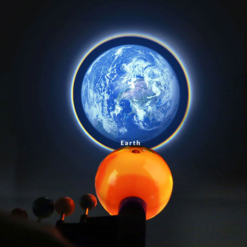 Can STEM Kids Planetary Solar System Model with Electronic Projector (Used)