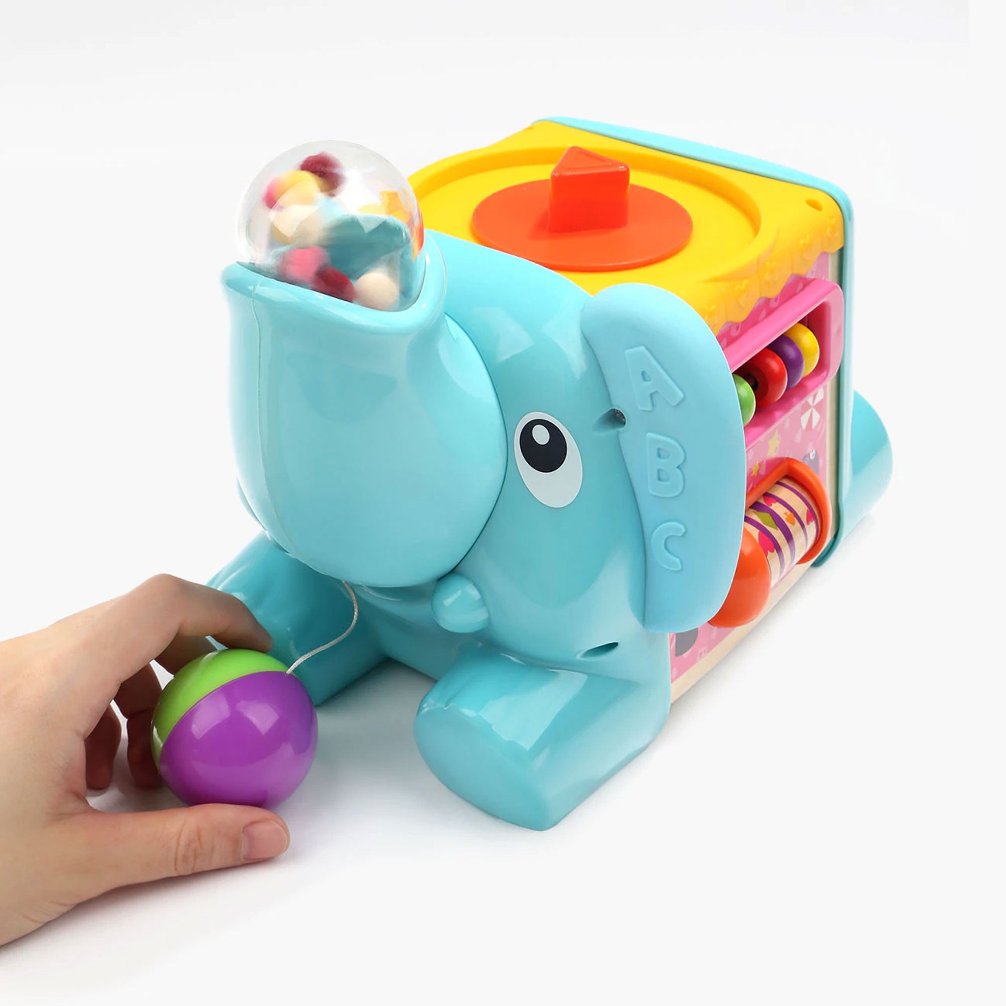 TopBright 5 in 1 Elephant Activity Cube w/ Maze and Games for Toddlers(Open Box) - VMInnovations