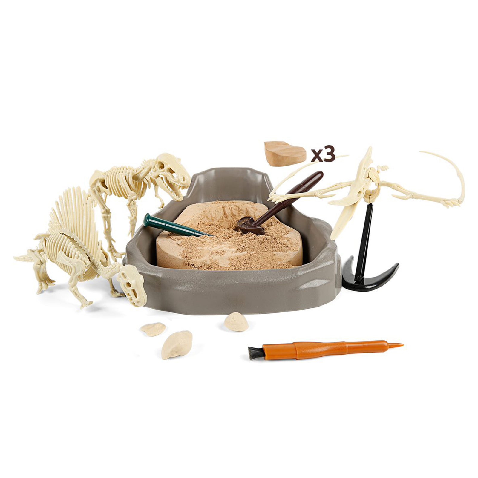 Science Can 160003G-1 Mesozoic Era Super Dinosaur Fossil Dig Kit for Ages 6 & Up - VMInnovations