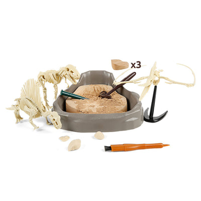 Science Can 160003G-1 Mesozoic Era Super Dinosaur Fossil Dig Kit for Ages 6 & Up - VMInnovations