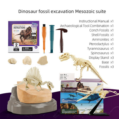 Science Can 160003G-1 Mesozoic Era Super Dinosaur Fossil Dig Kit for Ages 6 & Up - VMInnovations