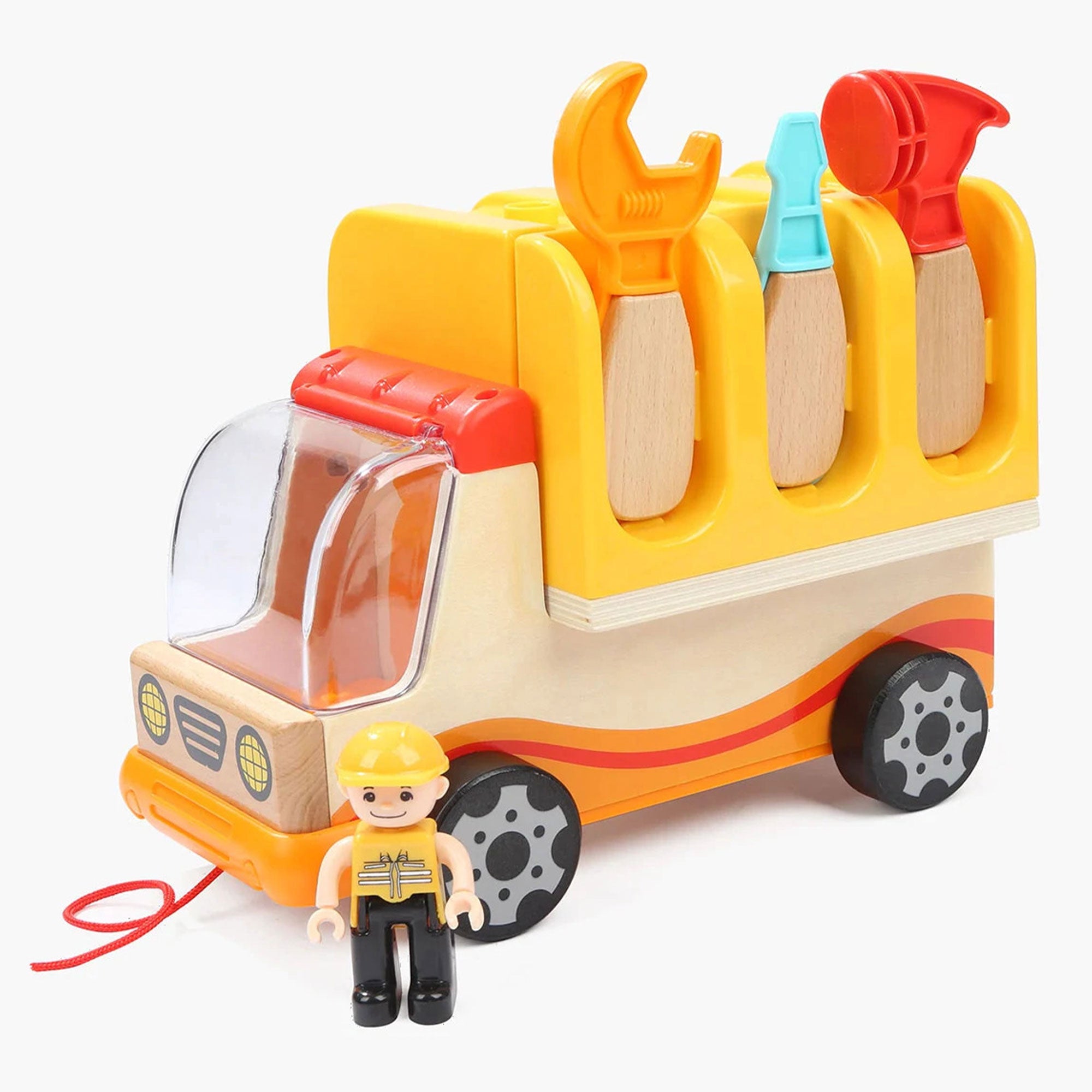Topbright Toddler Construction Toy Set w/Foldable Bench, Tools & Truck(Open Box) - VMInnovations
