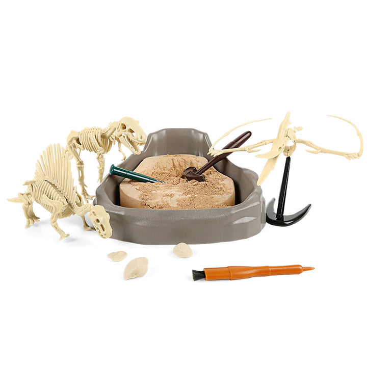 Science Can STEM Mesozoic Super Dinosaur Fossil Dig Kit for ages 6 (Open Box)