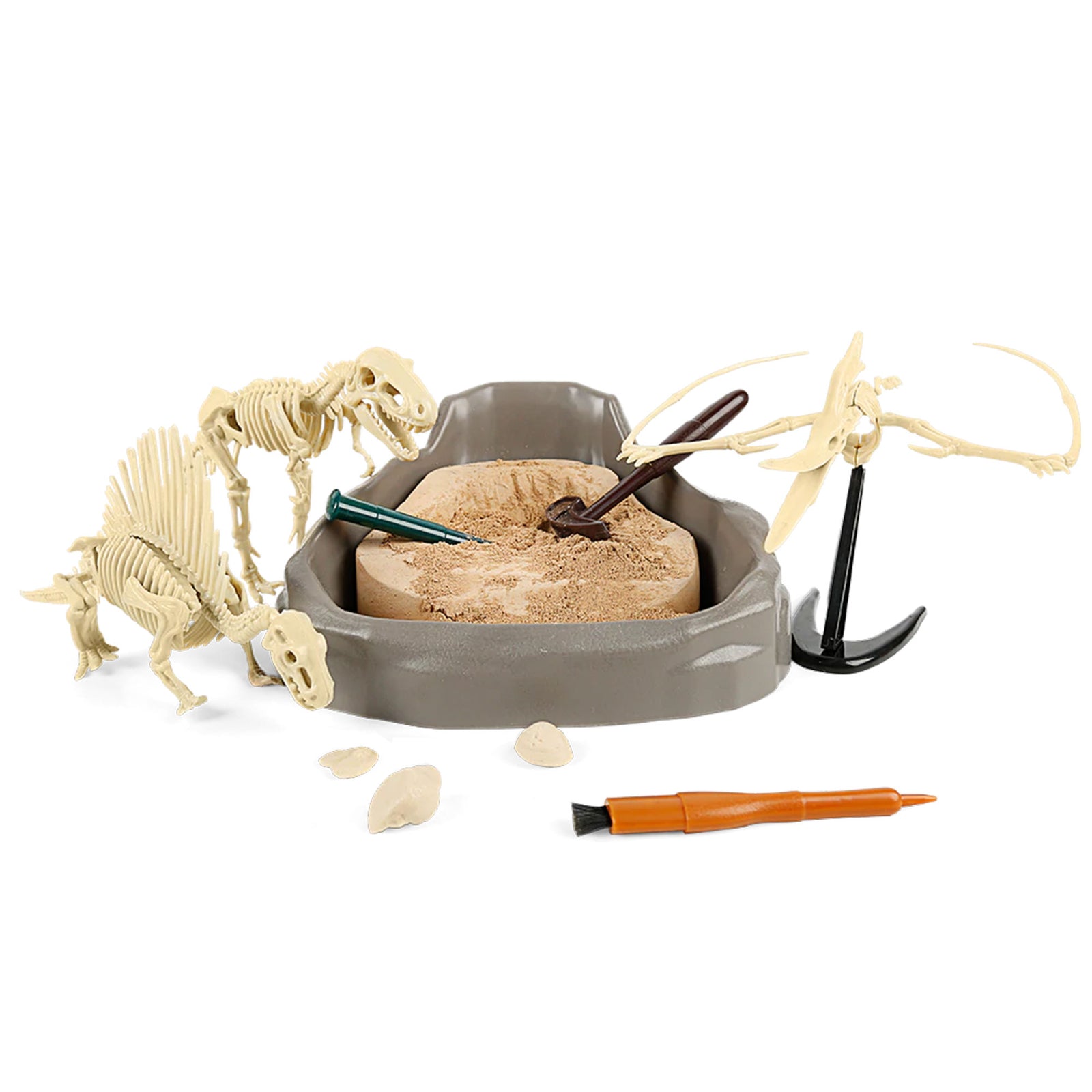 Science Can STEM Mesozoic Super Dinosaur Fossil Dig Kit for ages 6 (Open Box) - VMInnovations