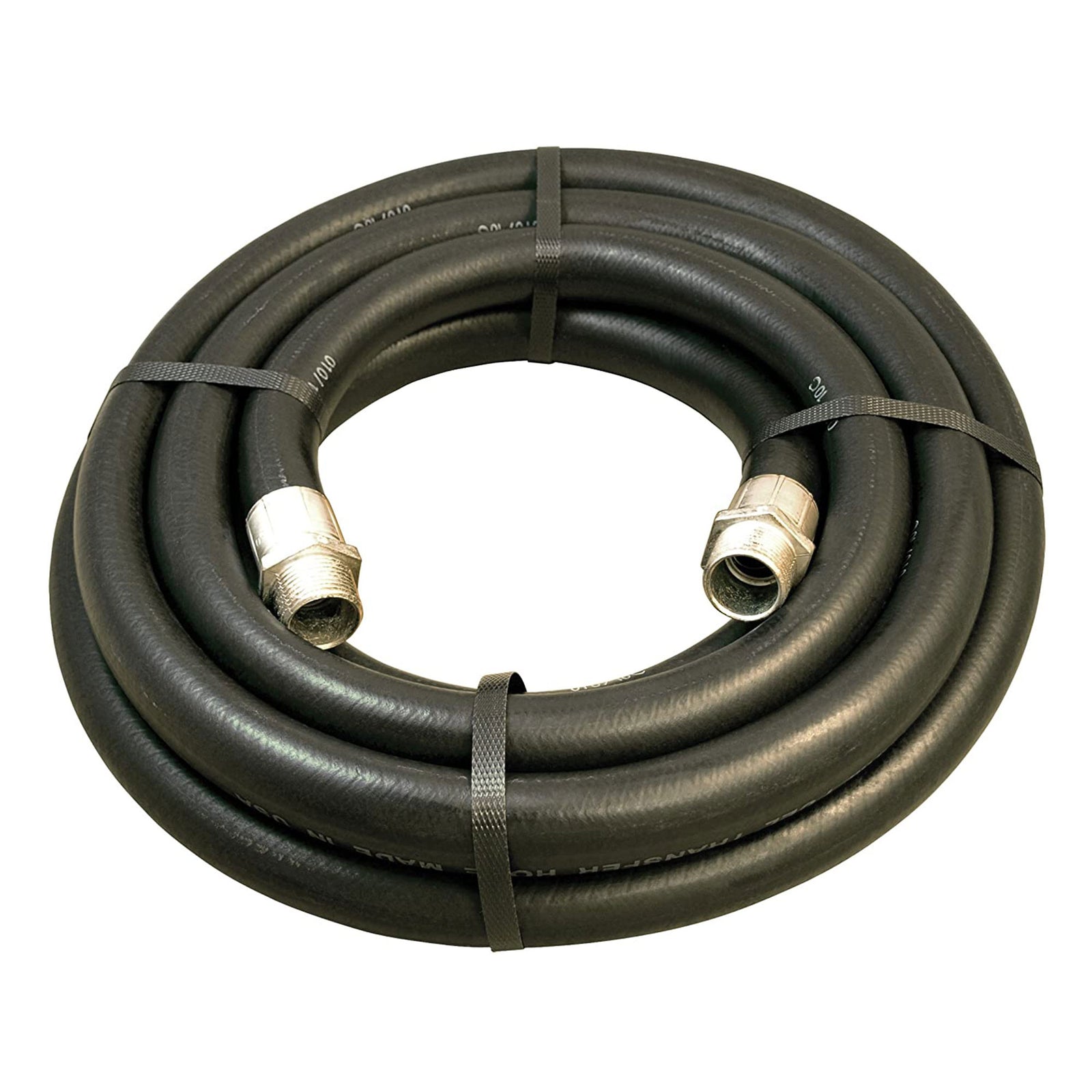 Apache 98108520 15 Foot Long Farm Fuel Transfer Hose with Male Couplings, Black - VMInnovations