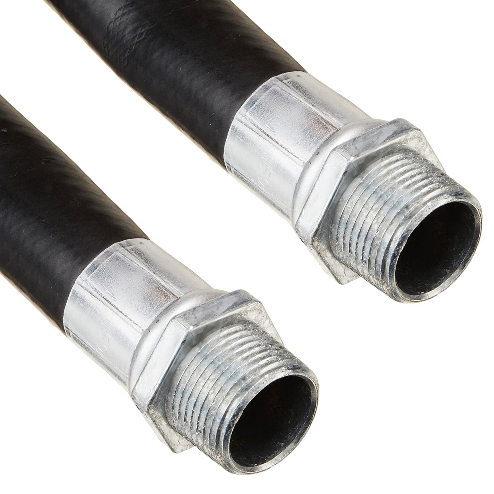 Apache 98108510 12 Foot Long Farm Fuel Transfer Hose with Male Couplings, Black - VMInnovations