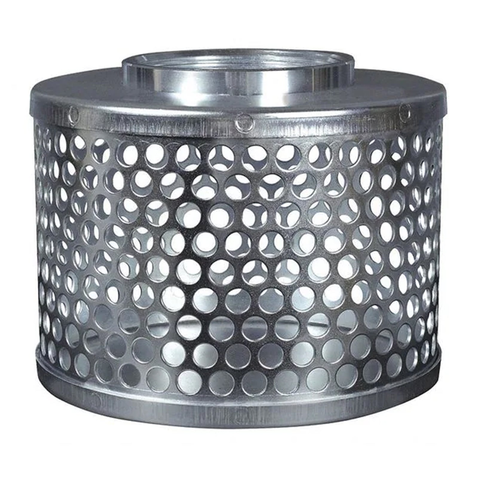 Apache 70002507 6in Corrosion Resisting Plated Steel Round Hole Suction Strainer - VMInnovations