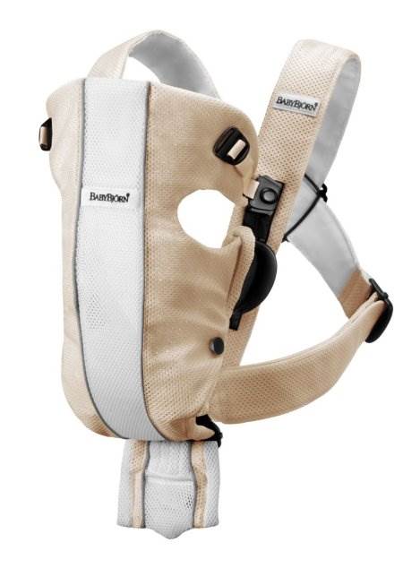 BabyBjörn Baby Carrier Air - Sand/White, Mesh