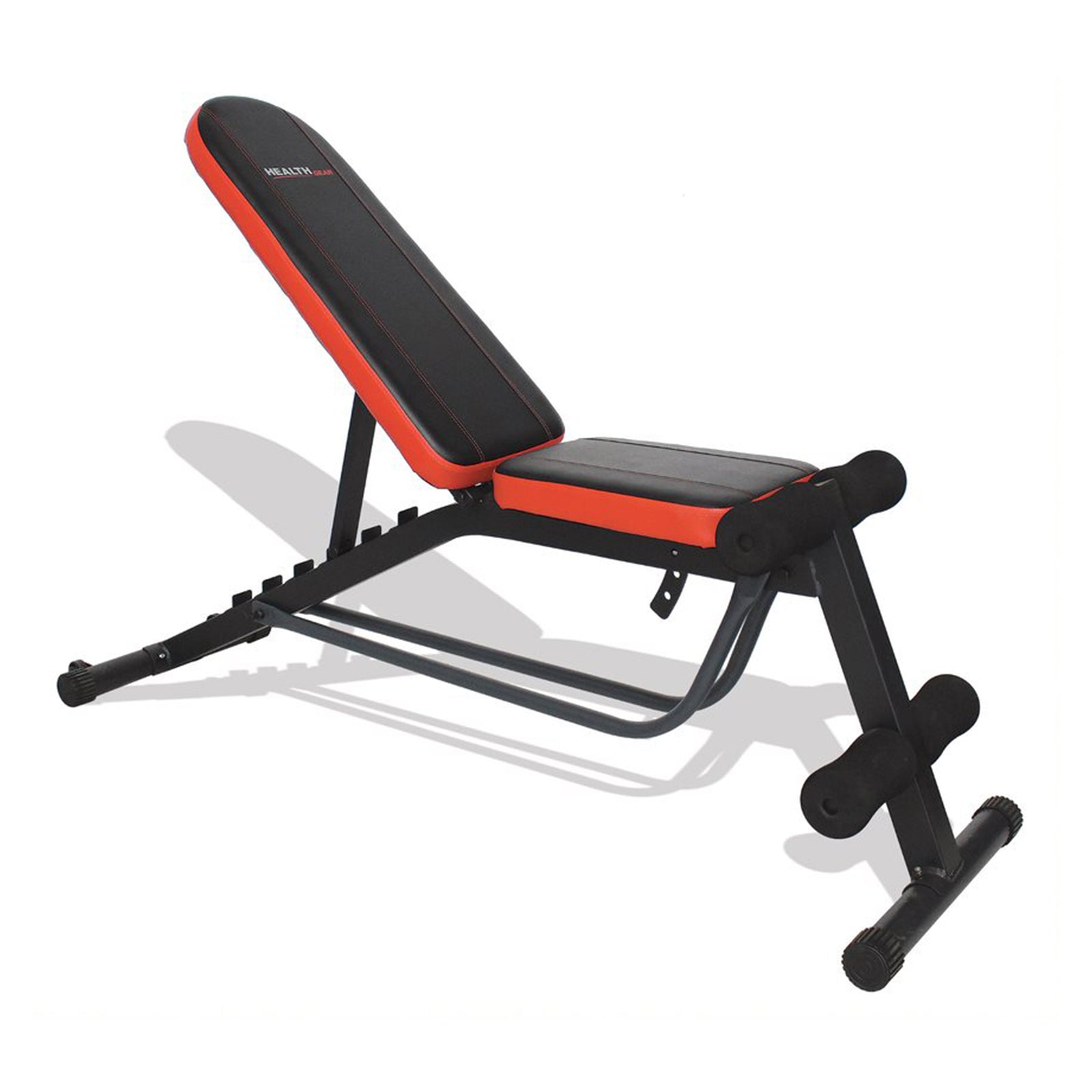 Extreme Products Group Health Gear 7 Position Dumbbell Bench, Red (Used) - VMInnovations