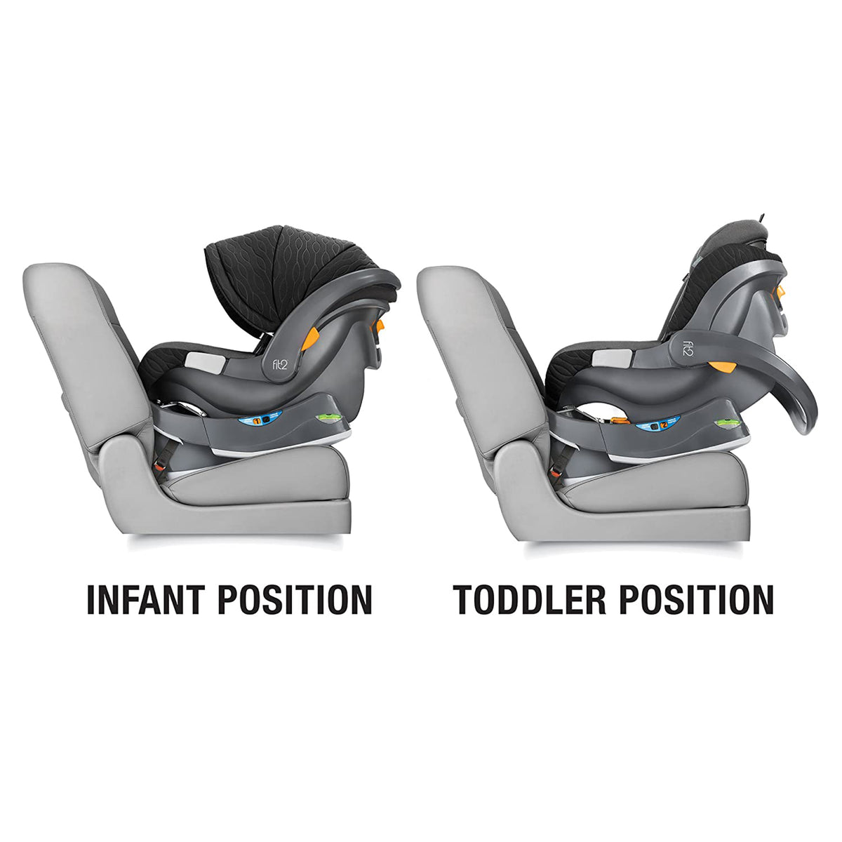 Chicco Fit2 Infant and Toddler Rear Facing Convertible Car Seat w/ Base, Cienna - VMInnovations