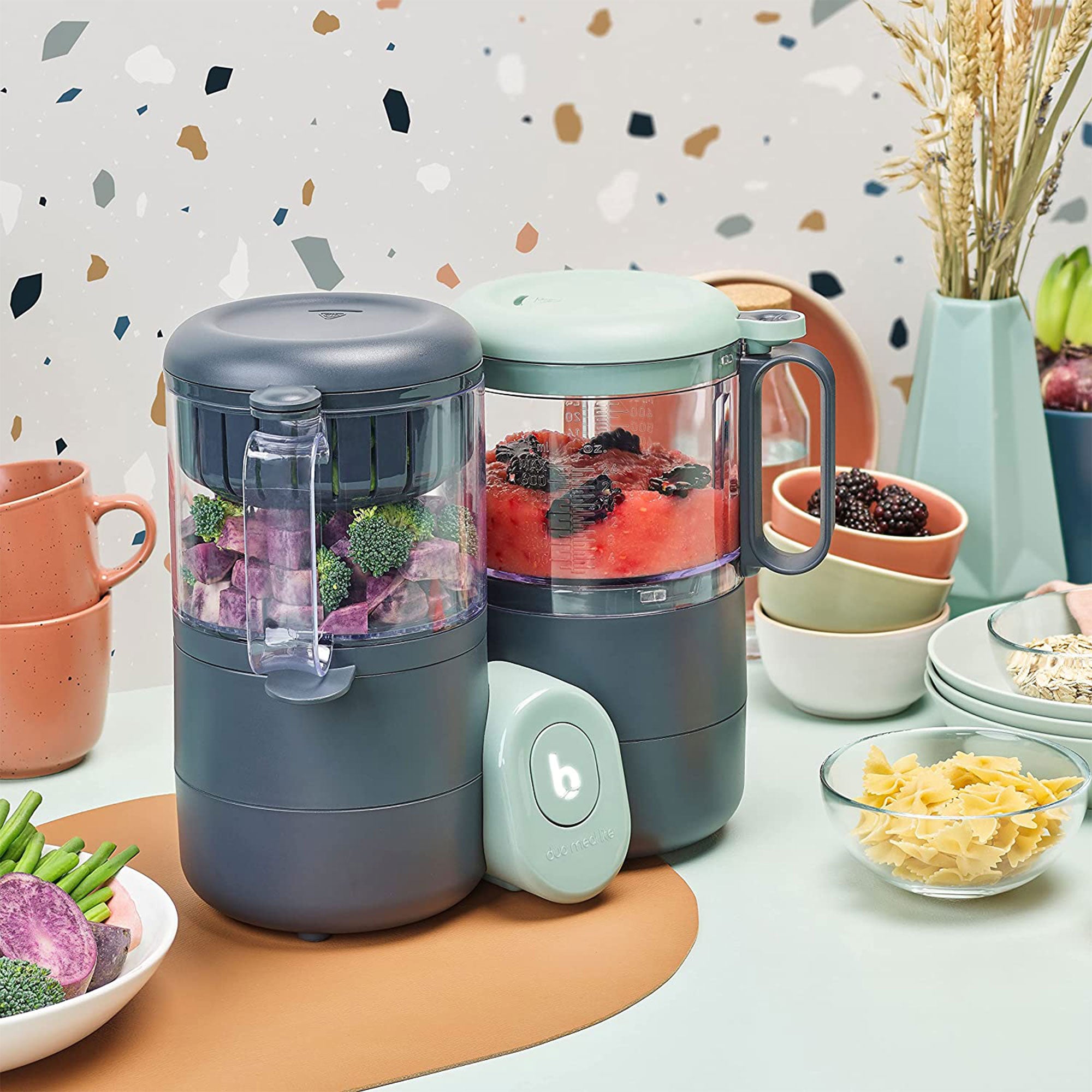 Babymoov Duo Meal Lite 4 In 1 Food Processor w/ Steam Cooker & Blender (Used) - VMInnovations