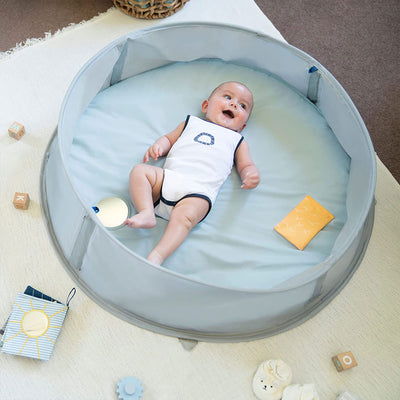 Babymoov Aquani Convertible Pop Up Tent, Kiddie Pool, and Play Yard with Canopy
