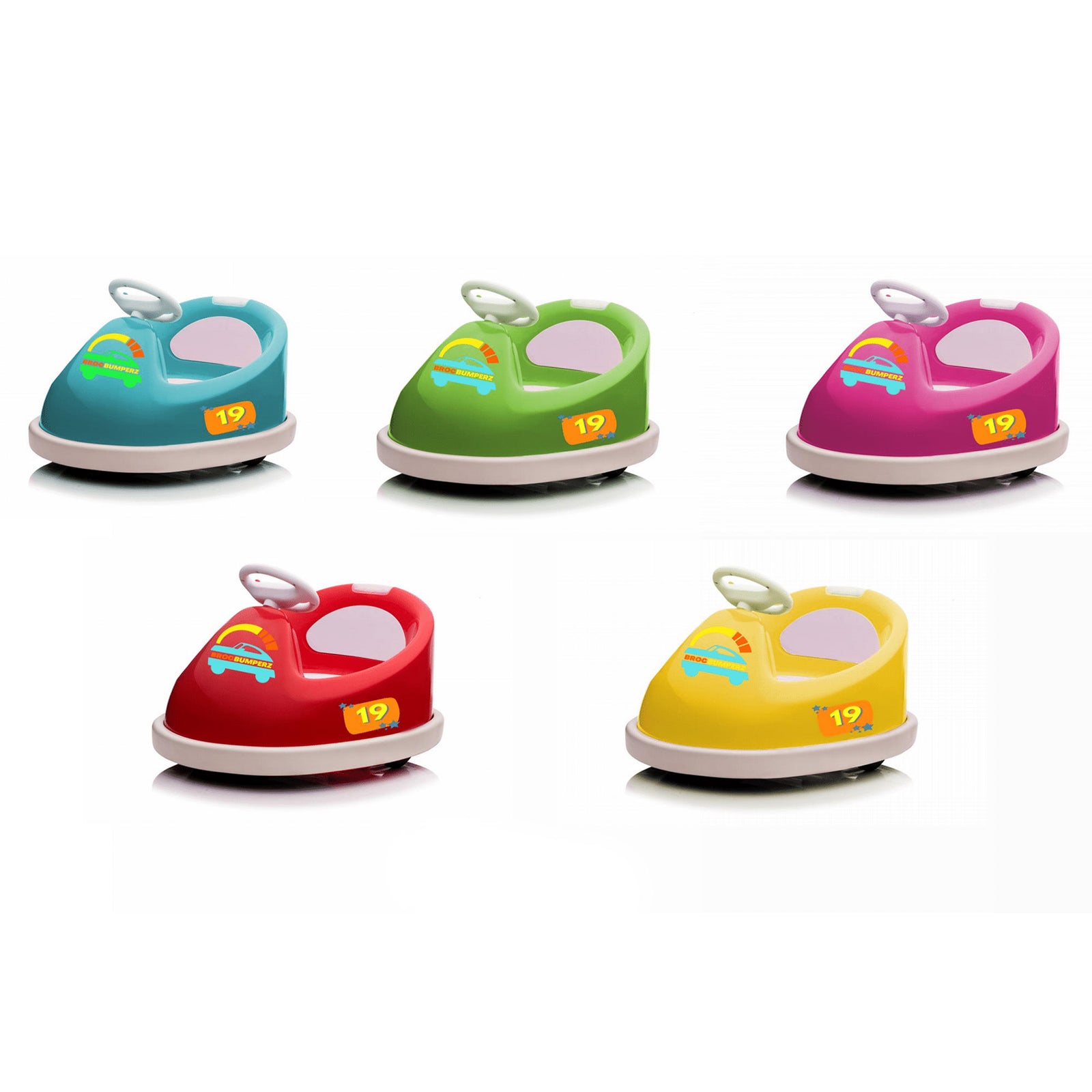 Best Ride On Cars Bumperz 6 Volt Kids Electric Battery Powered Bumper Car, Blue - VMInnovations