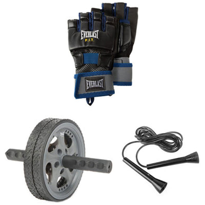 Everlast Powercore Free Standing HeavyDuty Fitness Training Bag w/Kit Blue(Used) - VMInnovations