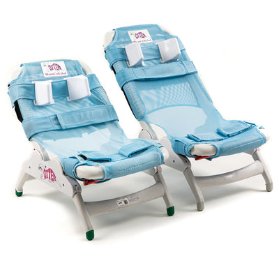 Inspired by Drive Soft Fabric Adjustable Otter Pediatric Bath Chair, Large, Blue - VMInnovations