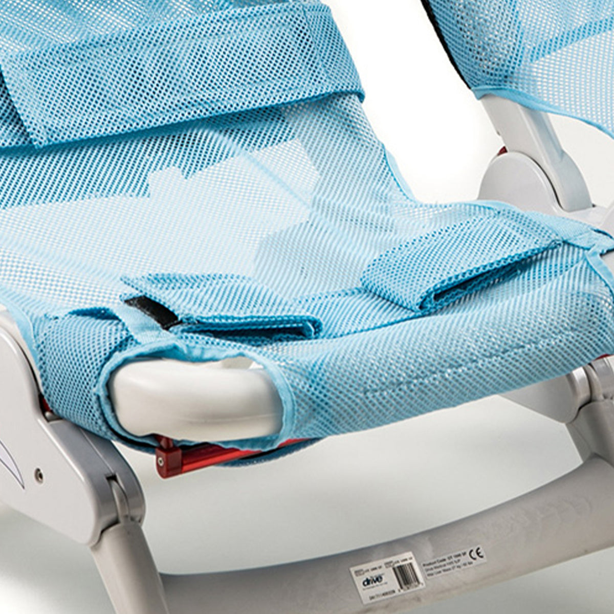 Inspired by Drive Soft Fabric Adjustable Otter Pediatric Bath Chair, M, Blue - VMInnovations