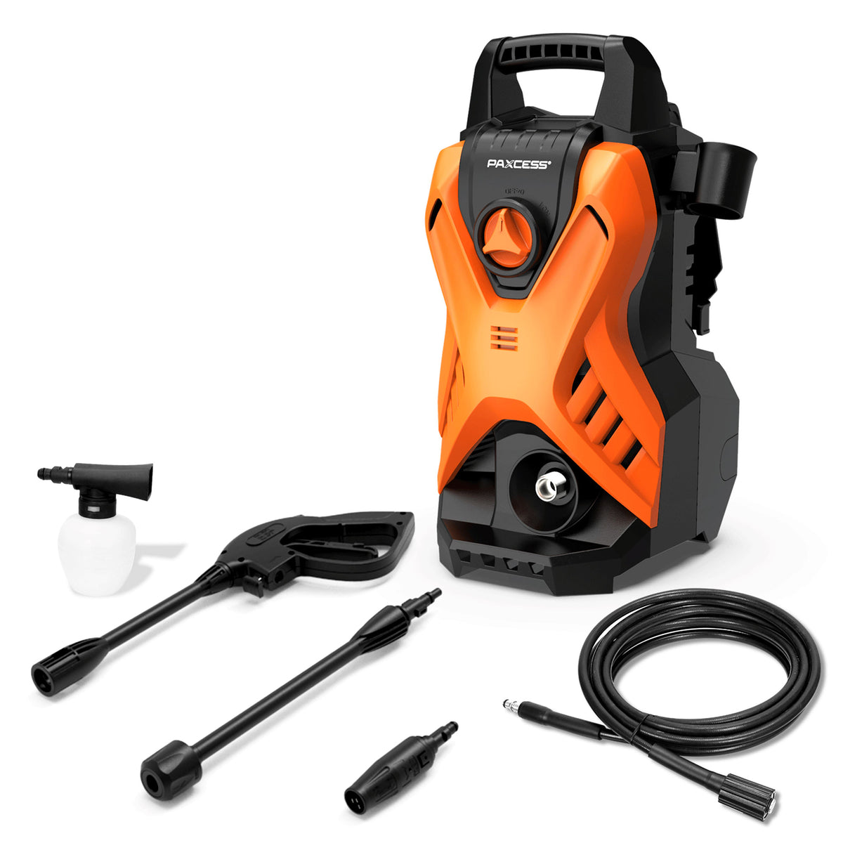 Paxcess Portable Electric Power Washer Machine with Adjustable Spray Nozzle
