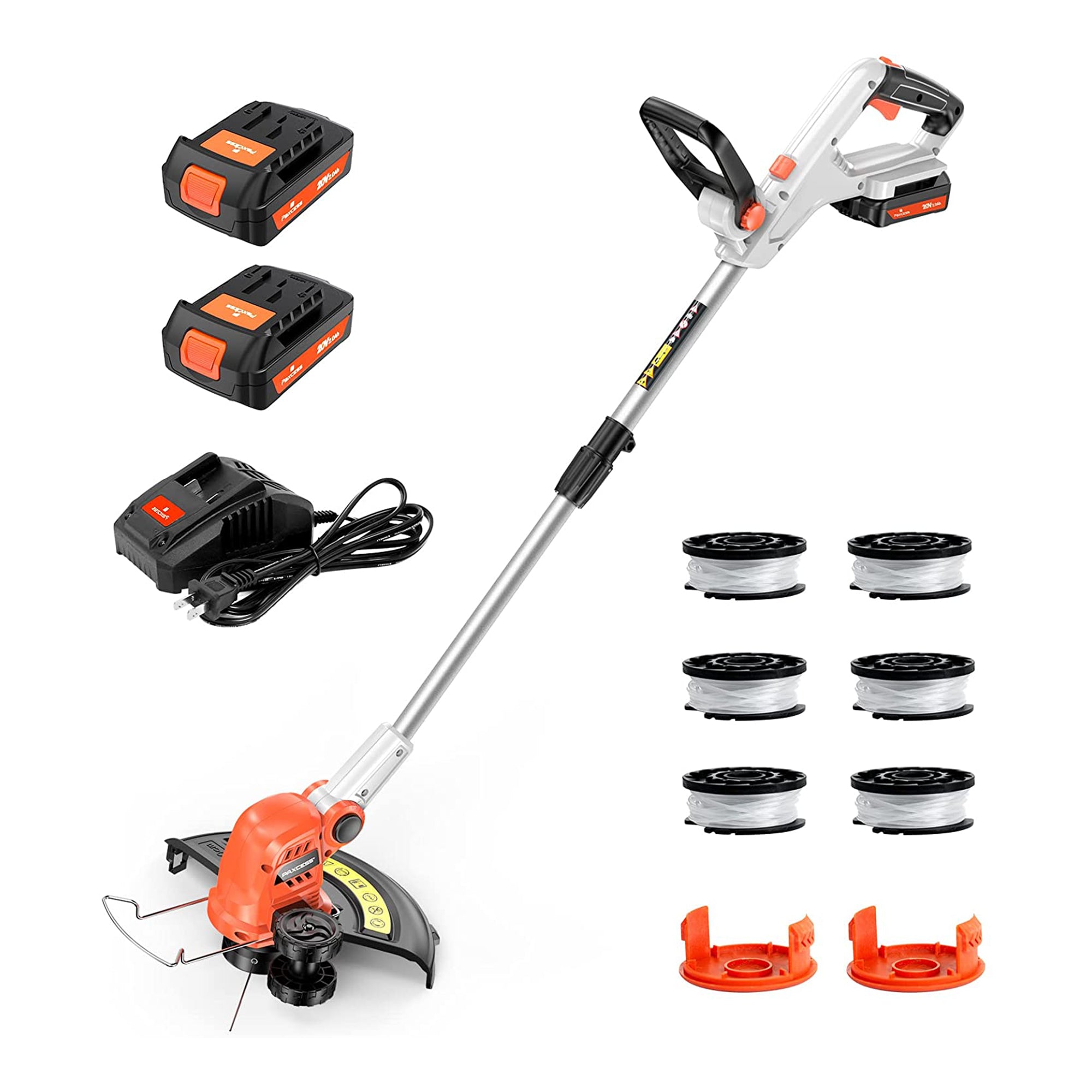 PAXCESS 20 Volt 12 Inch Cordless String Trimmer Yard Tool with Battery (Used)