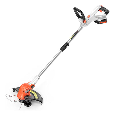 PAXCESS 20 Volt 12 Inch Cordless String Trimmer Yard Tool with Battery (Used)