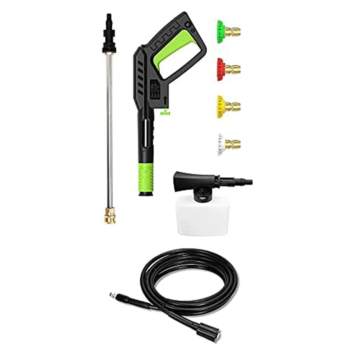 PAXCESS HWY23E 3,000 PSI Portable Electric Power Washer w/ Wheels & Accessories