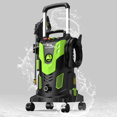 PAXCESS HWY23E 3,000 PSI Portable Electric Power Washer w/ Wheels & Accessories