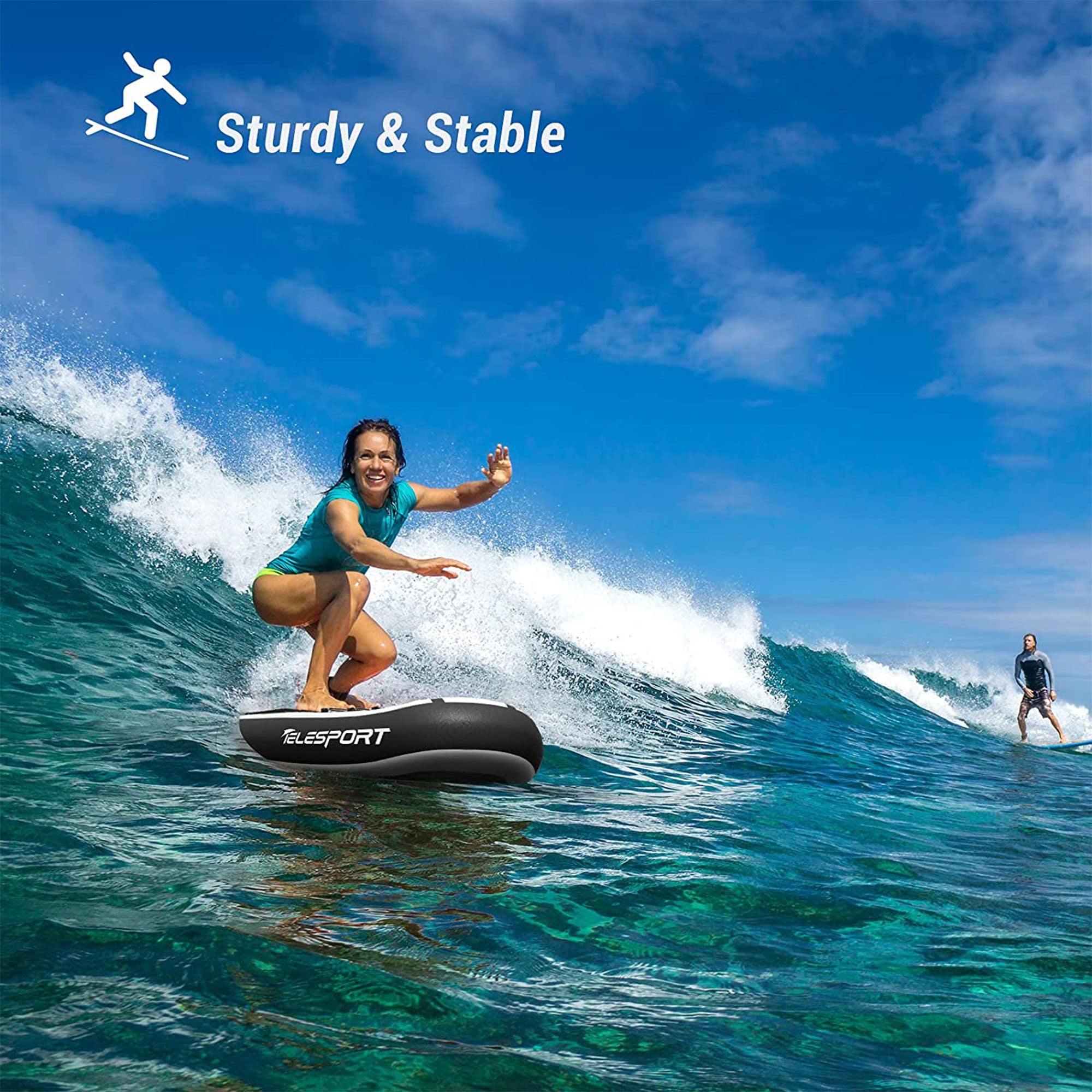 TELESPORT Paddle Boards Stand Up Paddleboard w/Accessories in Black (For Parts) - VMInnovations