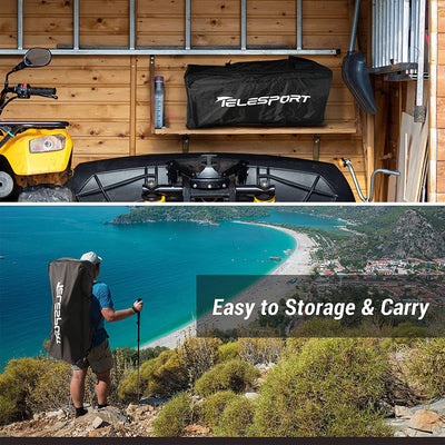 TELESPORT Paddle Boards Stand Up Paddleboard w/Accessories in Black (For Parts) - VMInnovations