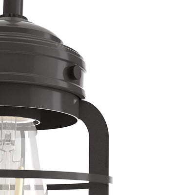 Hunter Fan Company Starklake 5.25 Inch Lantern Mini Light Pendant, Noble Bronze