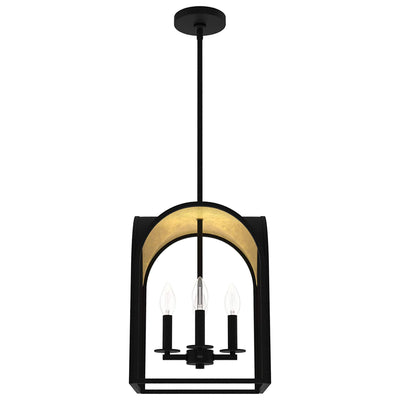 Hunter Fan Company Dukestown 4 Light Hanging Pendant Light Fixture, Natural Iron