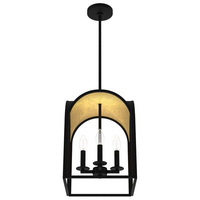 Hunter Fan Company Dukestown 4 Light Hanging Pendant Light Fixture, Natural Iron