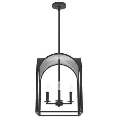 Dukestown 4 Light Hanging Pendant Light Fixture, Natural Iron (Used) - VMInnovations