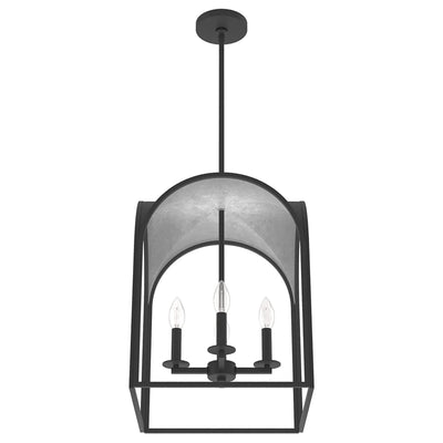 Dukestown 4 Light Hanging Pendant Light Fixture, Natural Iron (Used) - VMInnovations