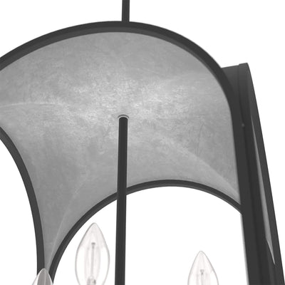 Dukestown 4 Light Hanging Pendant Light Fixture, Natural Iron (Used) - VMInnovations