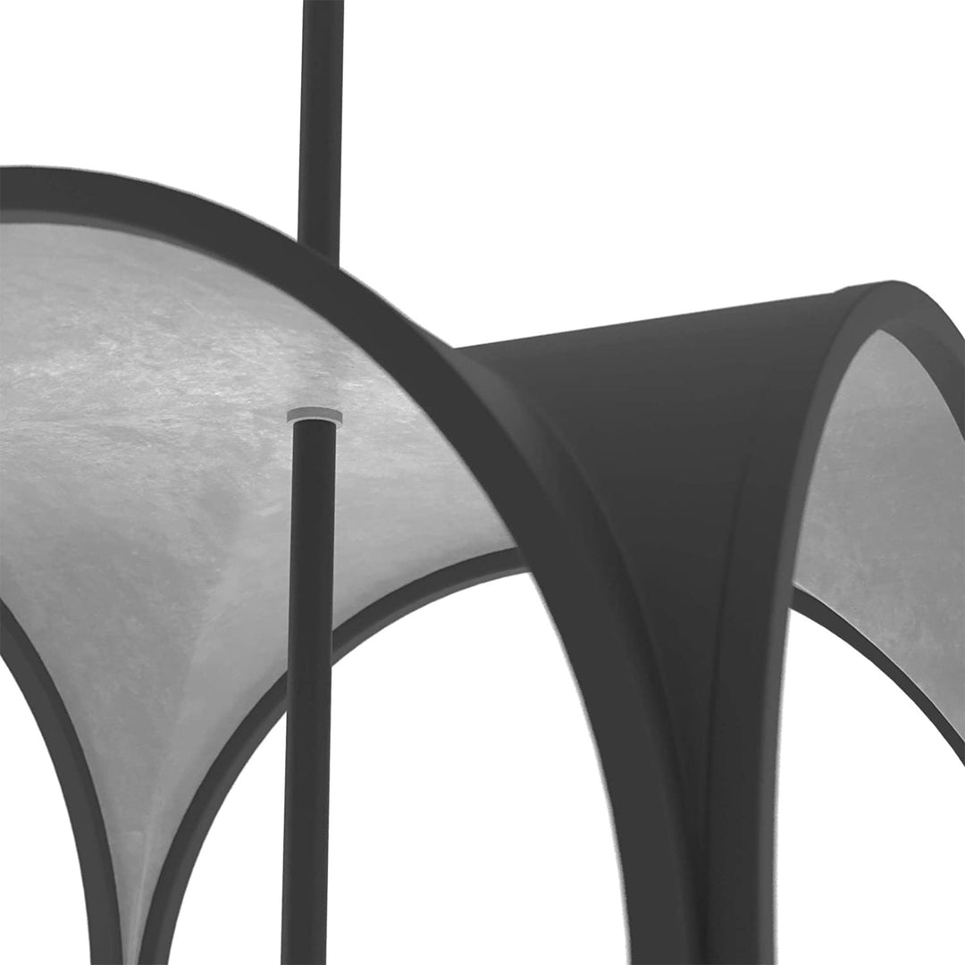 Dukestown 4 Light Hanging Pendant Light Fixture, Natural Iron (Open Box) - VMInnovations