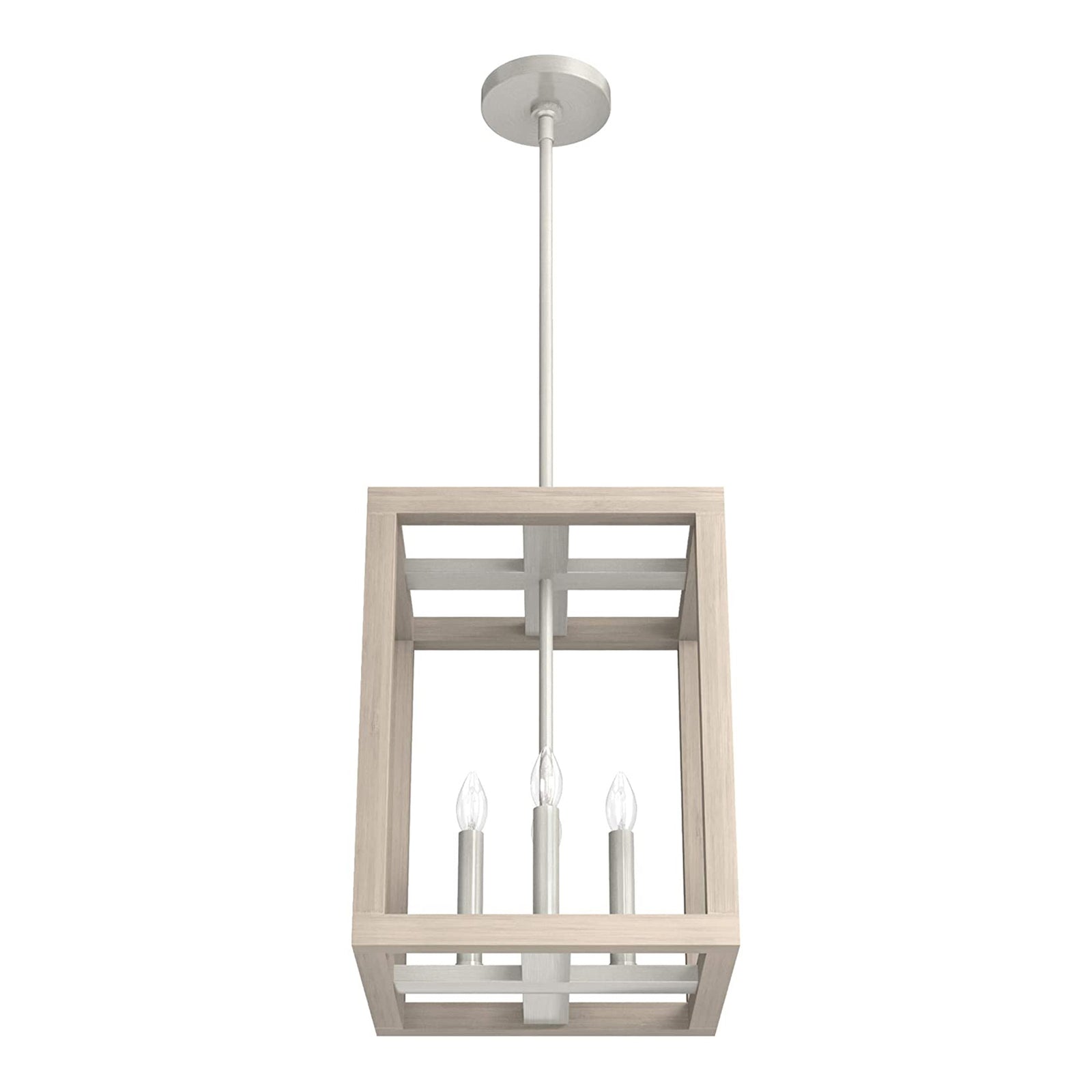 Hunter Fan Company 19085 Squire Manor Pendant Light Fixture, Brushed Nickel - VMInnovations