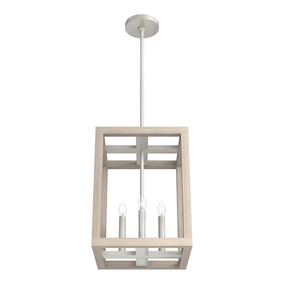Squire Manor Pendant Light Fixture, Brushed Nickel (Open Box) - VMInnovations