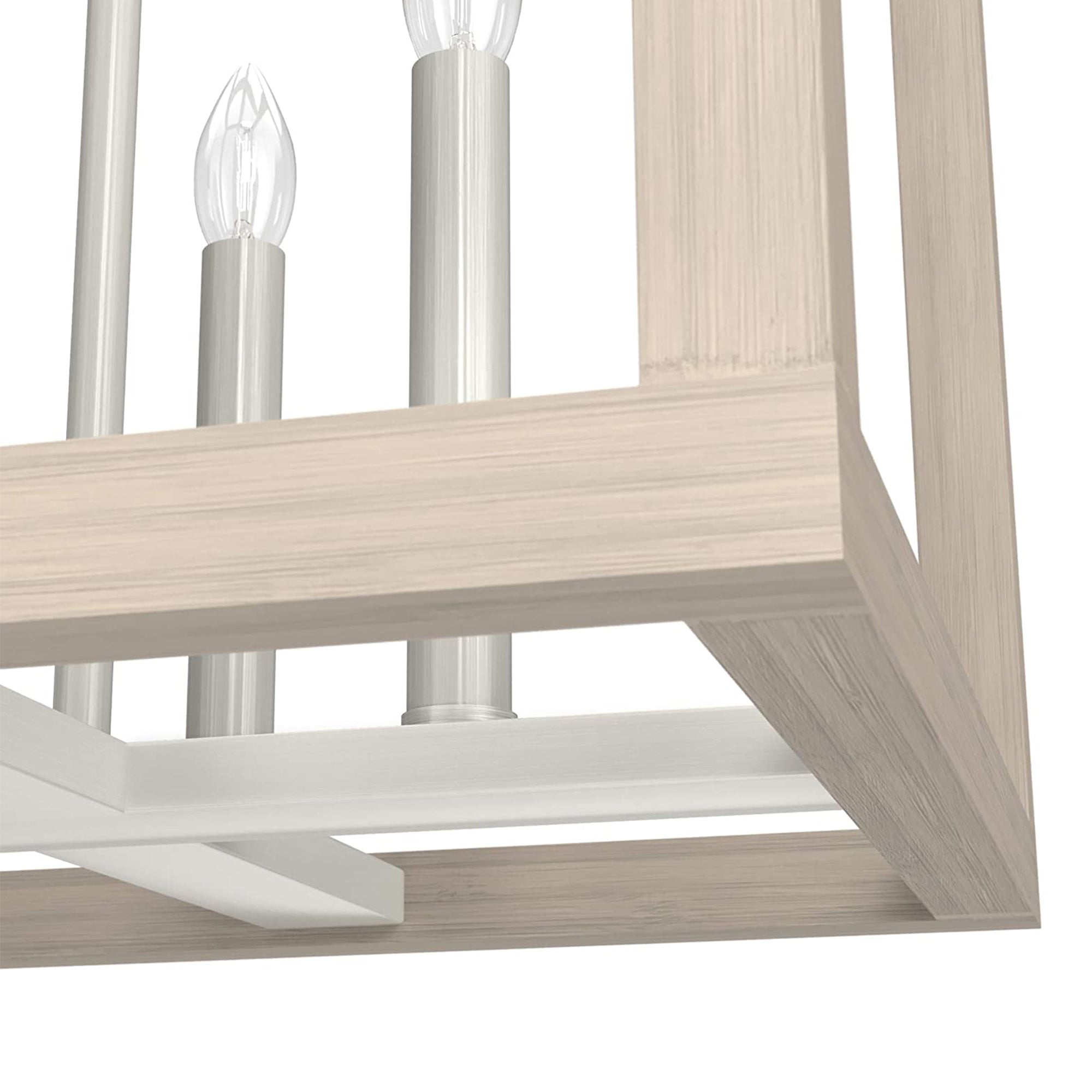 Hunter Fan Company Squire Manor Pendant Light Fixture, Brushed Nickel (Open Box) - VMInnovations